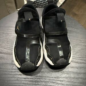 Black and White Jordan Sneakers